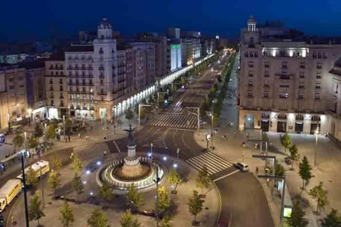 Apartamentos Plaza Espana Deluxe Saragozza Esterno foto